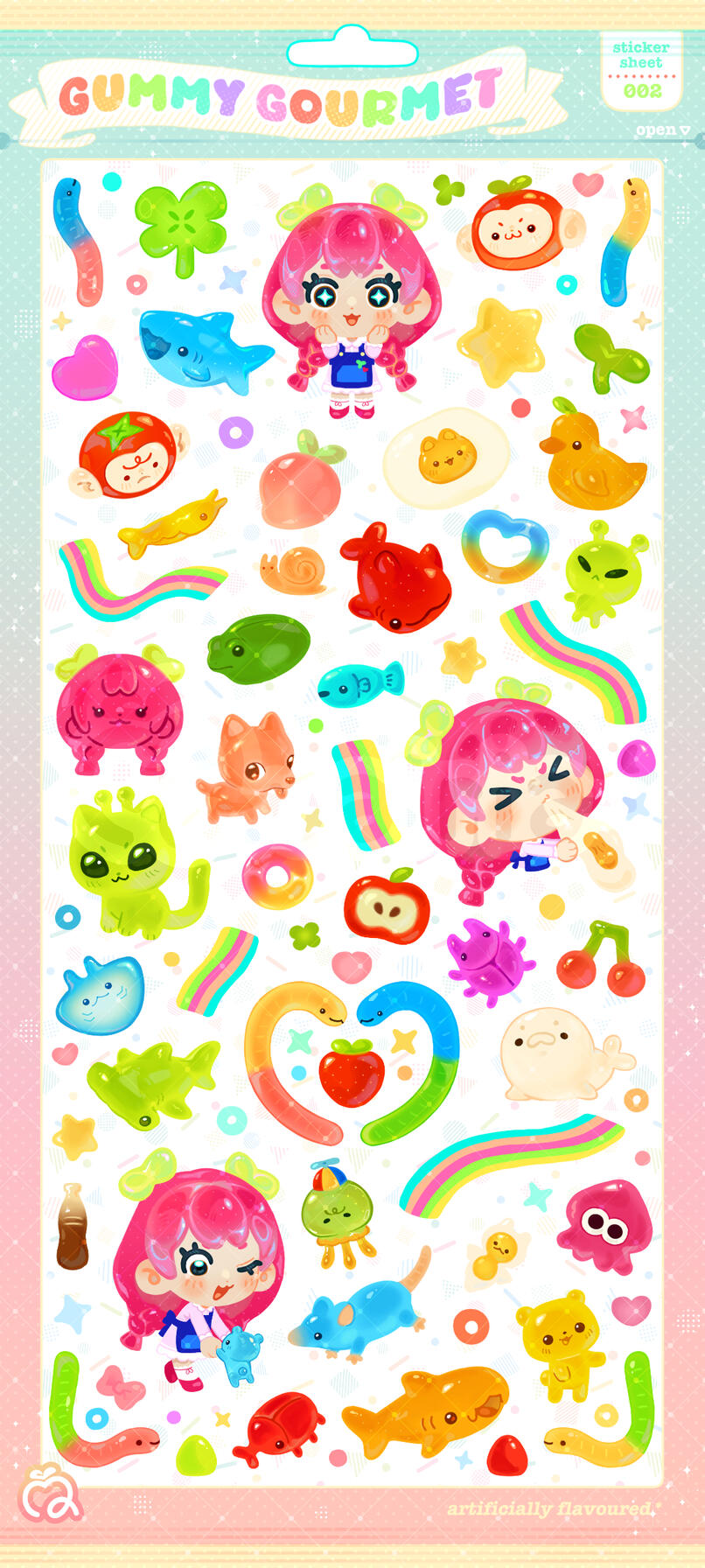 Gummy Gourmet Sticker Sheet Gummy Gourmet Sticker Sheet